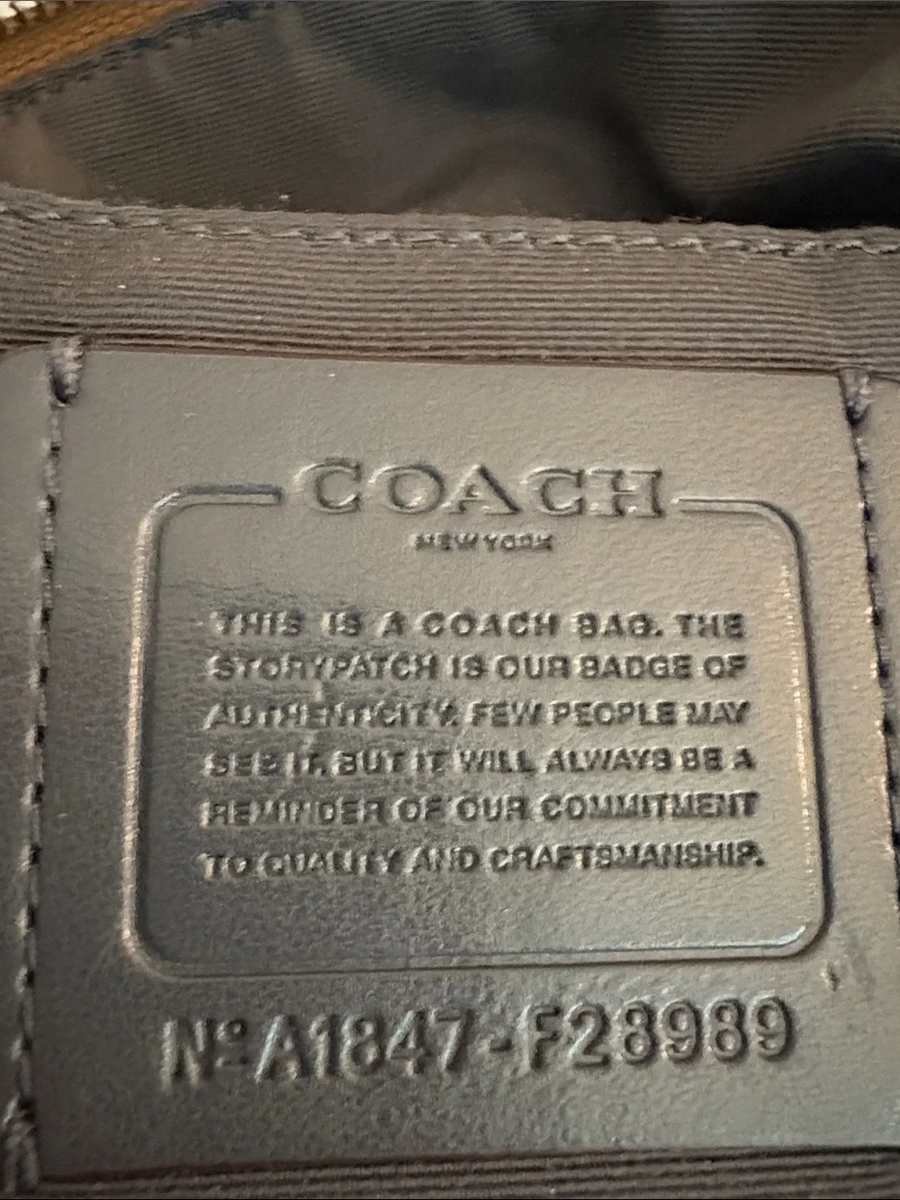 COACH Brown Signature Canvas Tote & Wallet